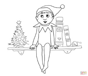 Elf on the shelf coloring pages | Free Coloring Pages