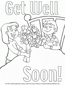Get Well Soon Coloring Pages for Kids - Enjoy Coloring | Projects ...