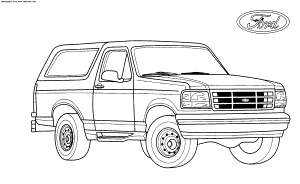 Ford coloring pages to download and print for free