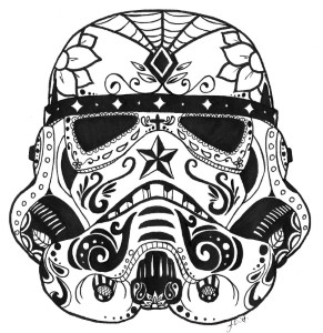 13 Pics of Star Wars Sugar Skulls Coloring Pages - Star Wars Sugar ...