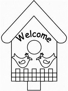 Welcome to Bird House Coloring Pages | Best Place to Color