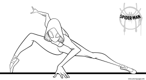 Spider Girl Coloring Pages Printable