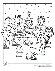 A Charlie Brown Christmas Coloring Pages | Cartoon Jr.