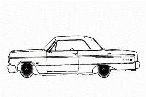 Color in your favorit cars coloring page with some bright colors