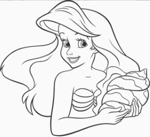 Coloring Pages : Free Ursula Little Mermaid Coloring The ...