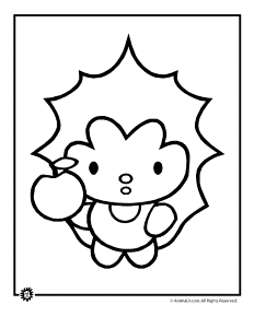 Cute Squirrel Coloring Page | Clipart Panda - Free Clipart Images