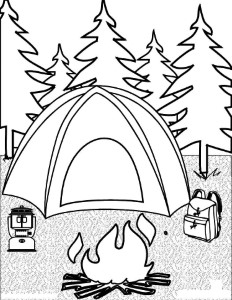 Camping Coloring Pages Â» Coloring Pages Kids