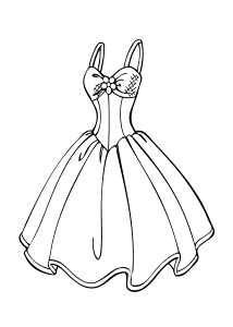 Wedding Dress Coloring Pages Printable Disney Princess Dress Up ...