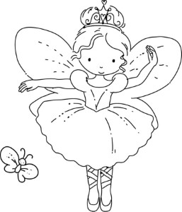 Black Ballerina Coloring Page - Coloring Pages For All Ages