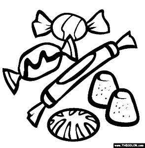 Sweet Treats Coloring Pages | Candy coloring pages, Coloring pages, Free coloring  pages