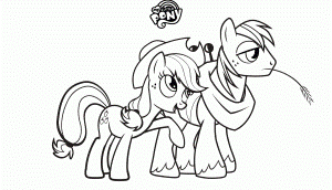 Coloring Pages Of Applejack - High Quality Coloring Pages
