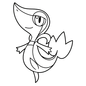 Snivy Pokemon Coloring Pages