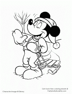 12 Pics of Mickey Christmas Coloring Pages Printable - Minnie ...