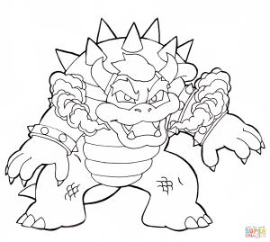 Bowser Jr To Print - Coloring Pages for Kids and for Adults