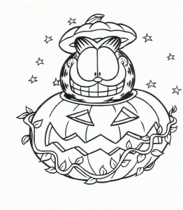 Cartoon Halloween Coloring Pages | download free printable