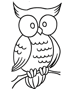 Free Coloring Pages Of Owls | Animal Coloring pages | Printable