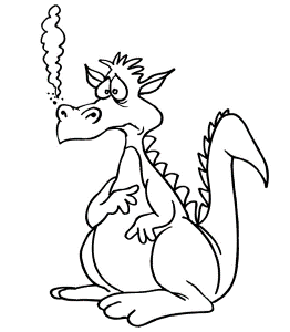 dragon Coloring Pages For Kids | Coloring Pages