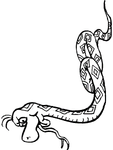Coloring Snake Color Pages - Kids Colouring Pages