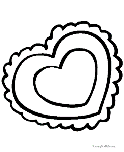 free printable valentine hearts coloring page - Quoteko.com