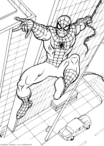 SpiderMan coloring pages 5 / SpiderMan / Kids printables coloring