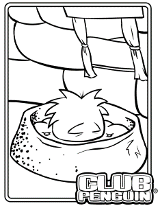 Club Penguin Puffle Coloring Pages