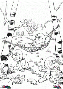 The Smurfs coloring pages - Free printable coloring pages