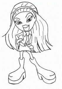 Bratz Coloring Pages To Print 711 | Free Printable Coloring Pages