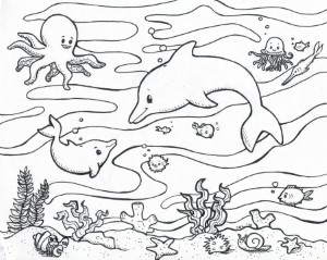 Ocean Wave Coloring Page Images & Pictures - Becuo