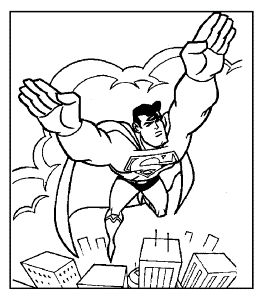 Superman Coloring Pages 6 | Free Printable Coloring Pages