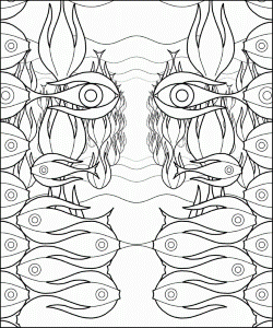 Eyes Under The Sea By Hop41 On DeviantART 15990 Mc Escher Coloring