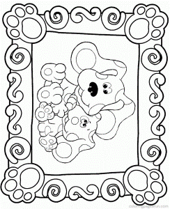 Blues Clues Coloring Pages 1 | Free Printable Coloring Pages