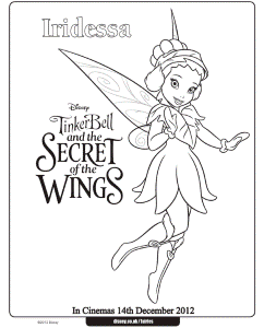 TinkerBell coloring pages - Iridessa