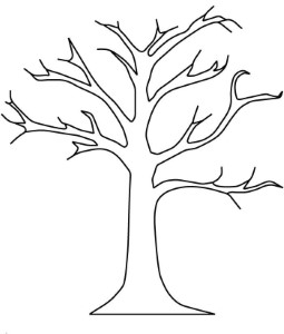 Apple Tree Without Leaves Coloring Pages | church class