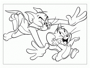 Coloring Pages Of Tom And Jerry 194 | Free Printable Coloring Pages