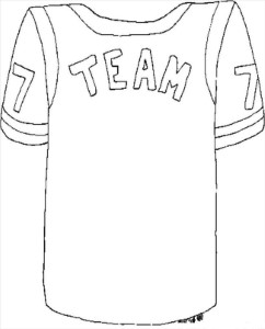 free coloring pages football jersey | Coloring Pages For Kids