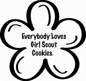 Girl Scout Daisy Black And White Clipart - Clipart Kid