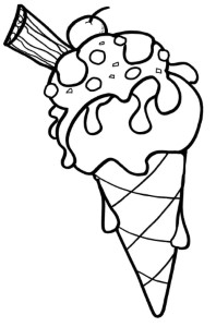 21+ Creative Photo of Ice Cream Coloring Pages - birijus.com