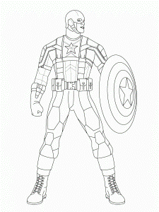 Fresh Avengers Captain America Coloring Page Disney Movies - Widetheme