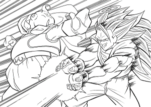 Dragon Ball Gt Colouring Pages - High Quality Coloring Pages