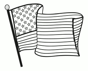 coloring page of the american flag - Hard Coloring Pages by Black ...