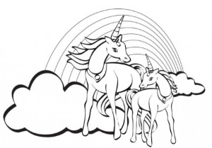 Printable 12 Unicorn Rainbow Coloring Pages 5971 - Free Coloring ...