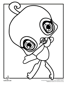 lps frog Colouring Pages