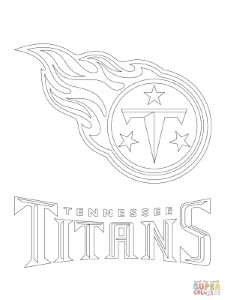 Tennessee Titans Logo coloring page | Free Printable Coloring Pages