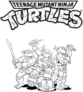Teenage Mutant Ninja Turtles Coloring Pages Printable ...