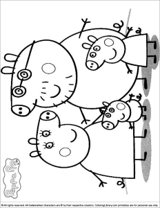 14 Pics of Peppa Pig Birthday Coloring Pages - Coloring Page Peppa ...