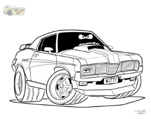 69 mustang Colouring Pages (page 3)