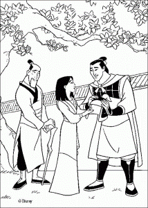 Related Mulan Coloring Pages item-10172, Mulan Coloring Pages ...