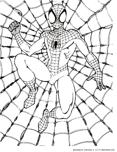 SpiderMan coloring pages 1 / SpiderMan / Kids printables coloring