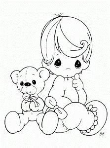 Printable Precious Moments Coloring Pages For Kids | COLORING WS