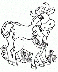 Farm Animals Coloring Pages For Students (